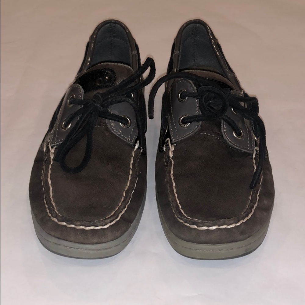 Sperry Boat Shoes in Suede and Patent Leather